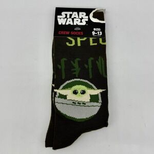 Star Wars Grogu Crew Adult Socks Size 9-13‎